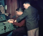 Dave Packard and Bill Hewlett in the Garage, 1939